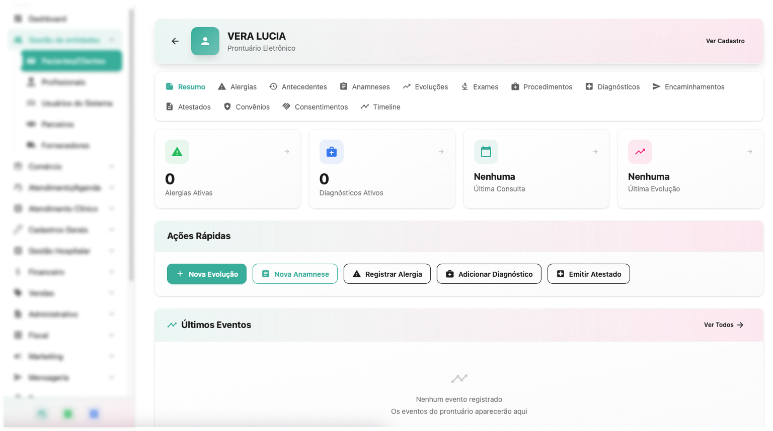 Painel do MediarDex